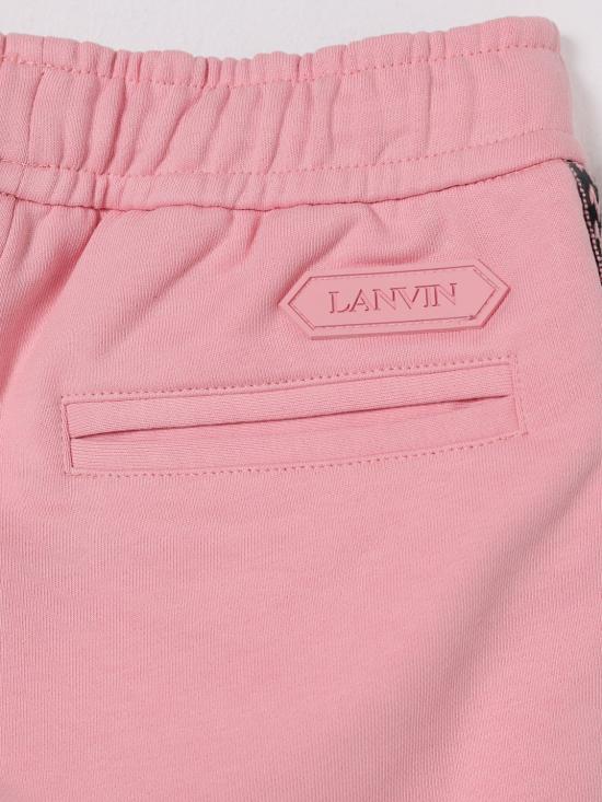 25FW [키즈] 랑방 트레이닝/조거 팬츠 N30318 48N Pink - LANVIN