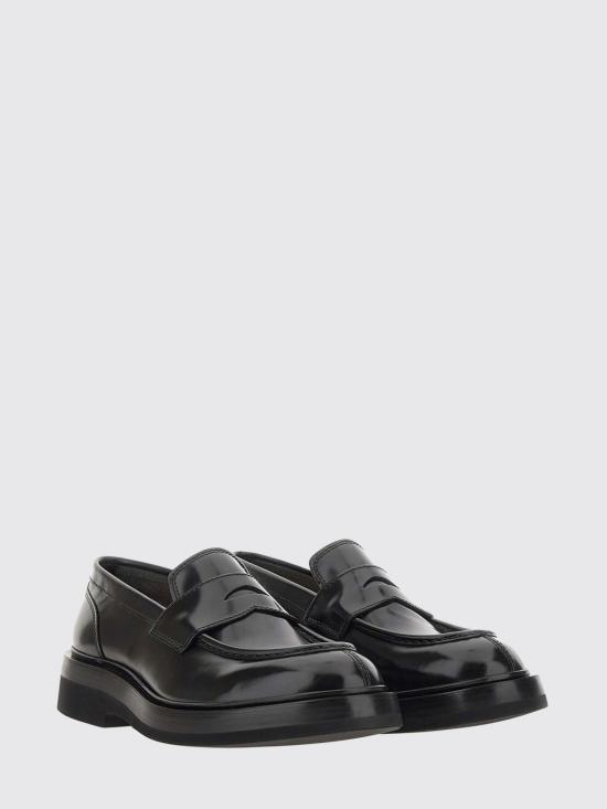 25FW 산토니 로퍼 MCAF18365JW6SNOV N01 Black - SANTONI