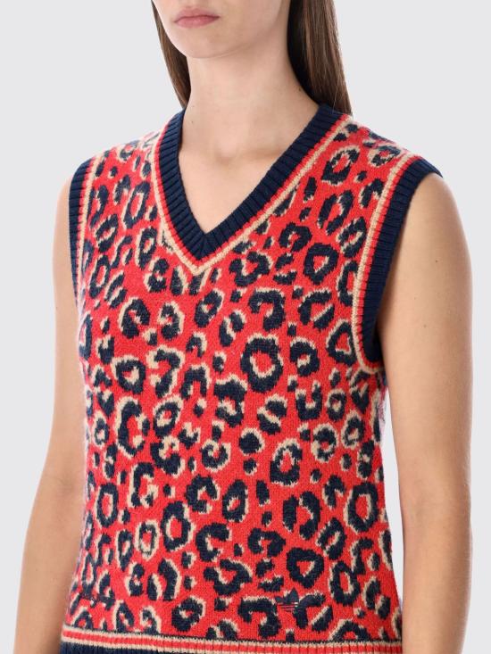 25FW 아디다스 X 웨일즈 보너 자카드 니트 베스트 KD0335 Blue - ADIDAS X WALES BONNER