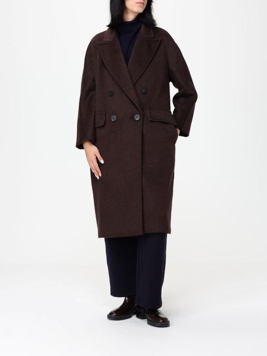 25FW 막스마라 코트 2521016105600 001 Brown - MAX MARA