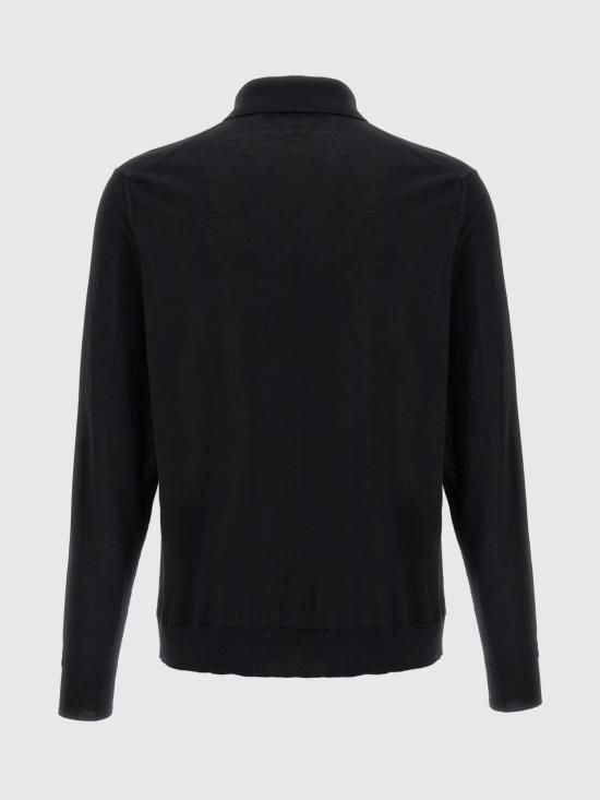 25FW 키톤 폴로 티셔츠 UMK0864K 5008 Black - KITON