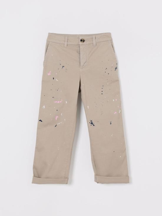 25FW [키즈] 골든구스 스트레이트 팬츠 GKP02394P00222015412 Beige