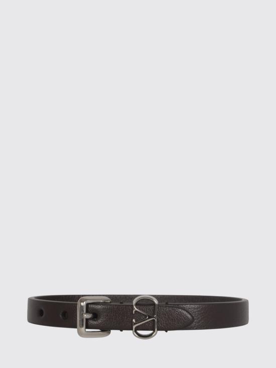 25FW 발렌티노 가라바니 오발레트 레더 브레이슬릿 7Y2J0AH7FXJ REL Brown