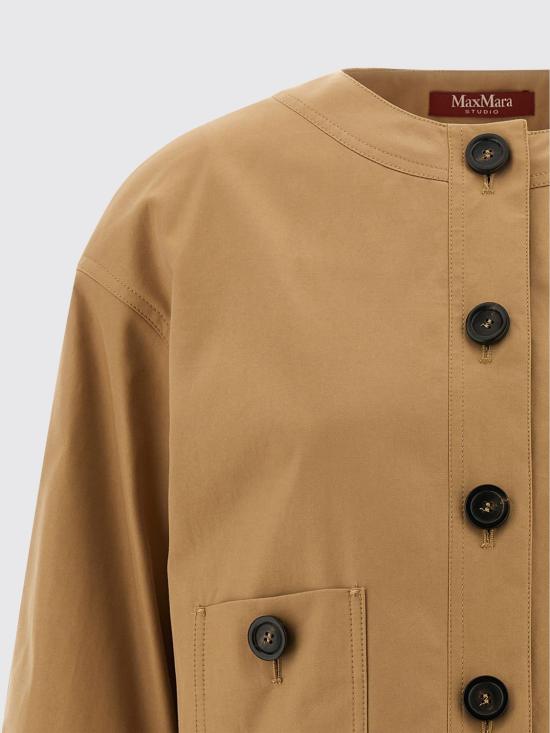 25FW 막스마라 스튜디오 자켓 2526046141600 002 Beige - MAX MARA STUDIO