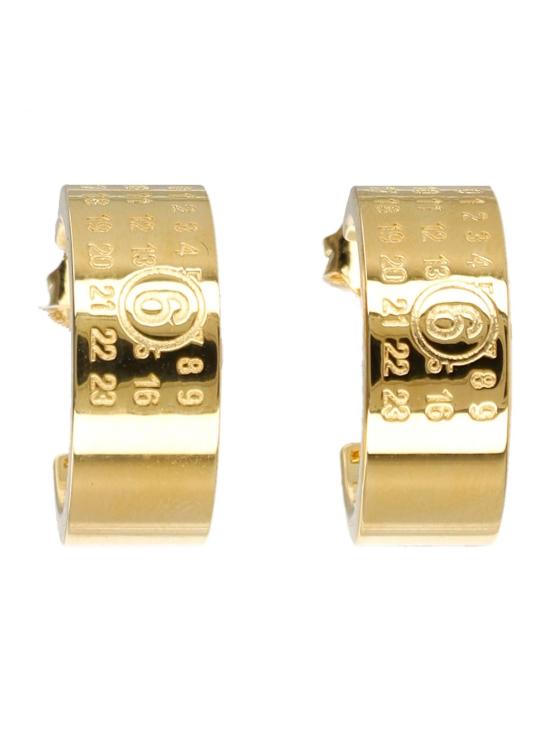 25FW MM6 메종마르지엘라 미니멀 로고 이어링 SM7VG0056SV0310 950 Yellow - MM6 MAISON MARGIELA