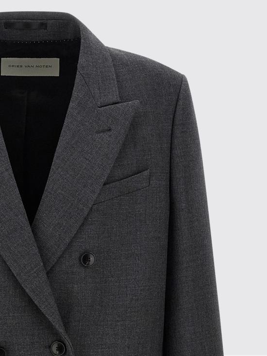 25FW 드리스 반 노튼 코트 0202412058 803 Grey - DRIES VAN NOTEN