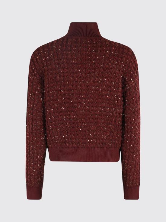 25FW 엘리자베타프랜치 터틀넥 MK20Q CG3 Red - ELISABETTA FRANCHI