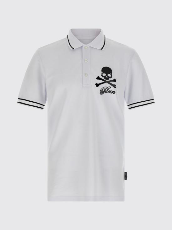 25FW 필립 플레인 폴로 티셔츠 FAECMTK8485PTE003N 01OF White