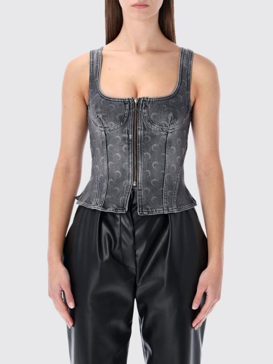 25FW 마린세르 민소매 티셔츠 WTO408BCDEN0006 GR90 Grey