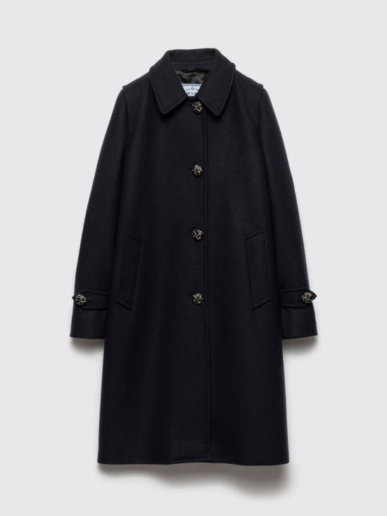 25FW 프라다 싱글브레스트 더블 로덴 코트 P655SEC2O F0008 Blue