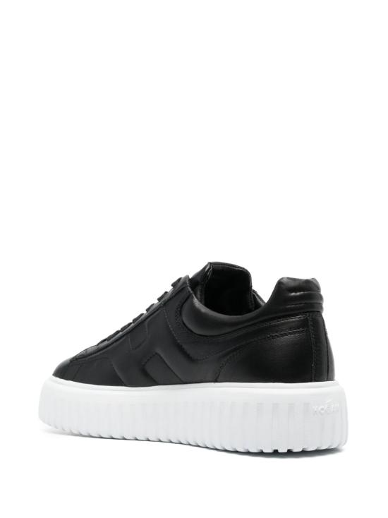  호간 H 스트라이프 스니커즈 HXM6450FC60 LE9B999 BLACK - HOGAN