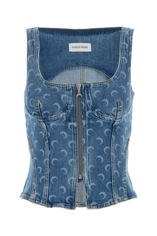 25FW 마린세르 반팔 티셔츠 WTO408B CDEN0002BL05 BLUE