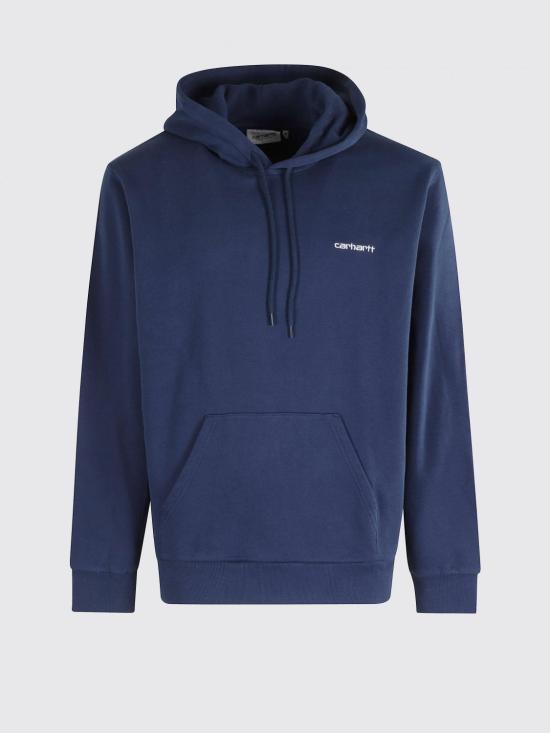 25FW 칼하트 WIP 후드 티셔츠 I0353923CCXX BLUE DOM