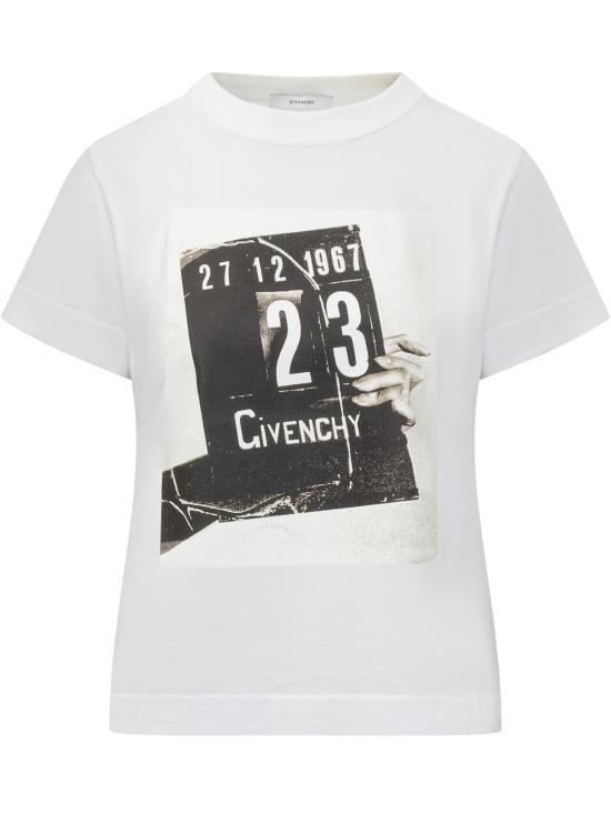 26SS 지방시 반팔 티셔츠 BW70FJP7A4 100 WHITE