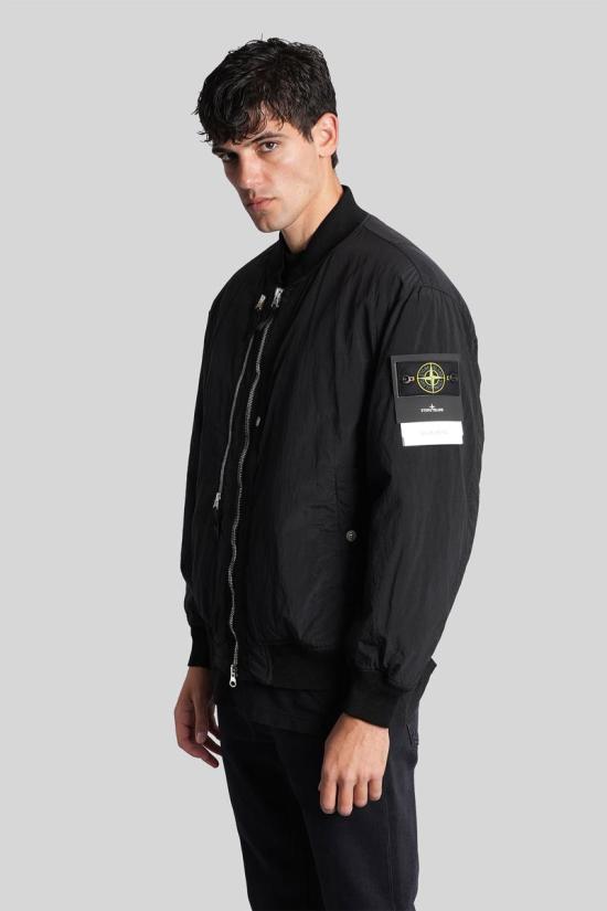 25FW 스톤 아일랜드 봄버 자켓 429142 K2S154100038S0019 Black - STONE ISLAND