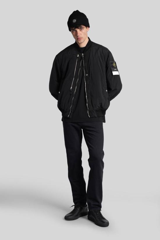 25FW 스톤 아일랜드 봄버 자켓 429142 K2S154100038S0019 Black - STONE ISLAND