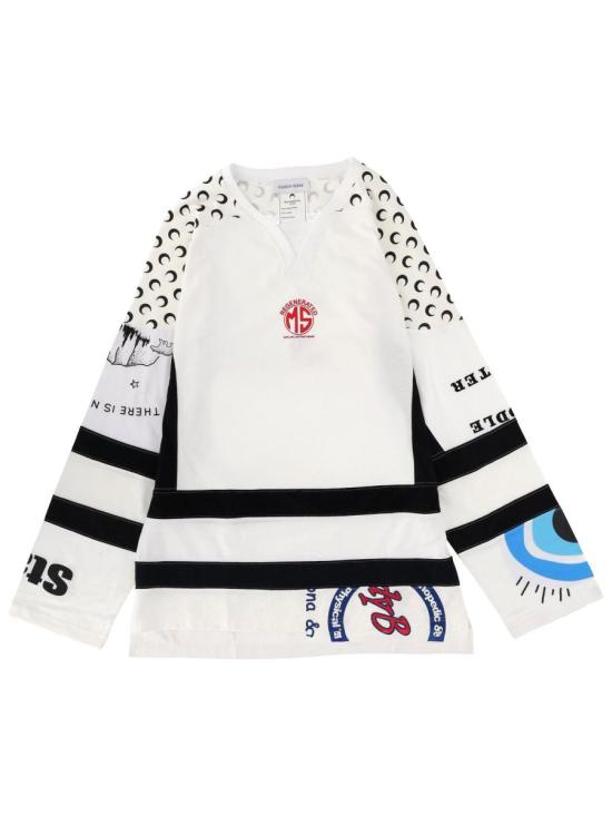 25FW 마린세르 긴팔 티셔츠 MTT095A UJER0003WH10 WHITE