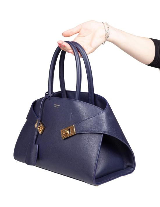 26SS 살바토레 페라가모 토트백 215608 005 Navy - SALVATORE FERRAGAMO