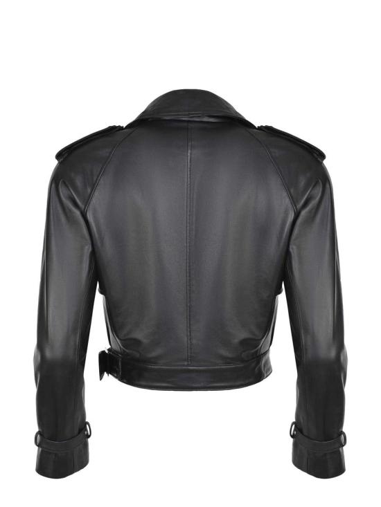 25FW Alessandra Grimoldi 가죽 자켓 SPOLVERINO CORTONERO Black - OTHER BRANDS