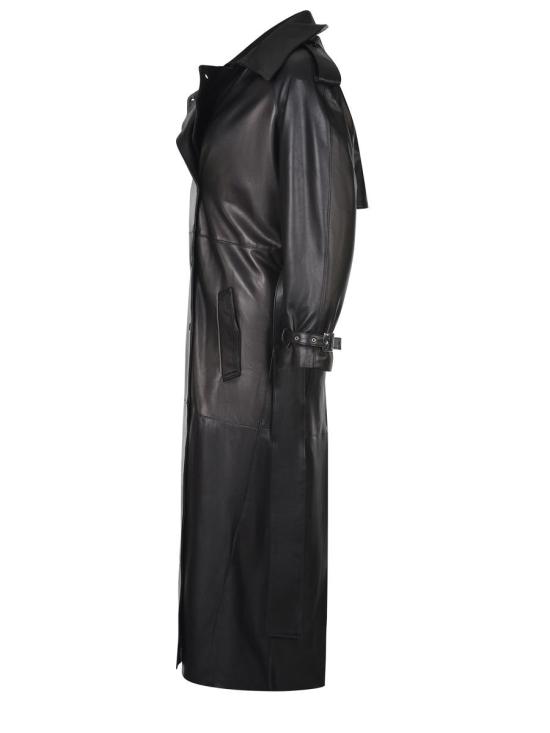 25FW Alessandra Grimoldi 가죽 자켓 TRENCHNERO Black - OTHER BRANDS