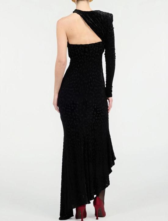 25FW 로베르토 카발리 롱 원피스 VWT125CJ00305051 Black - ROBERTO CAVALLI