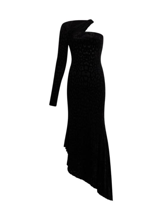 25FW 로베르토 카발리 롱 원피스 VWT125CJ00305051 Black