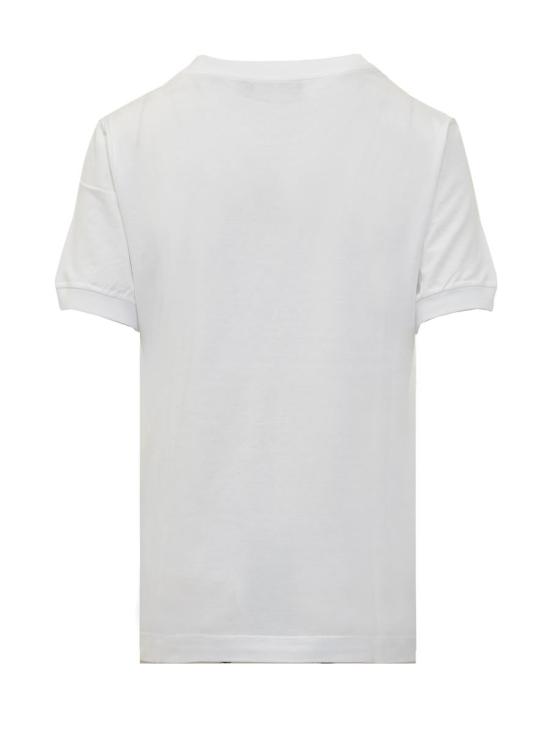 25FW 돌체앤가바나 반팔 티셔츠 F8N08TFU7EQ W0800 WHITE - DOLCE & GABBANA