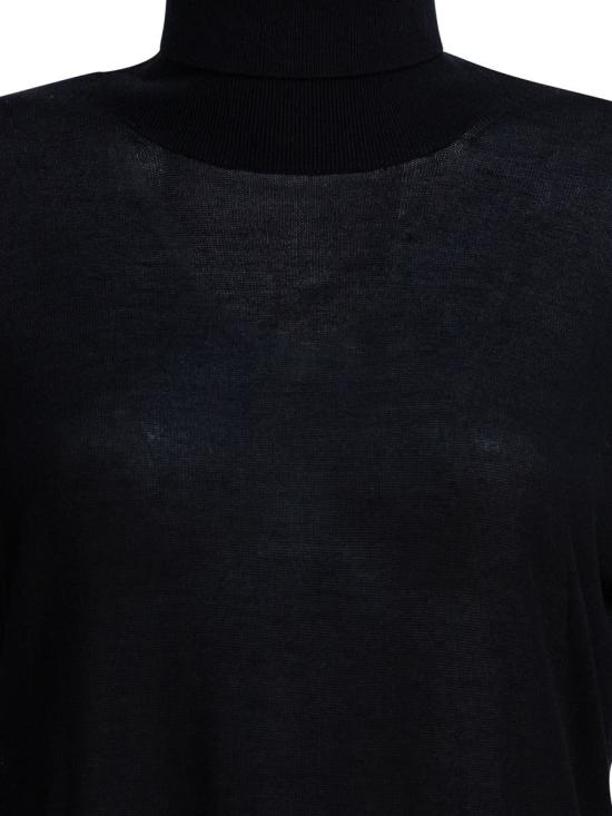 25FW 토템 터틀넥 253 WRT0535 YA0079001 Black - TOTEME