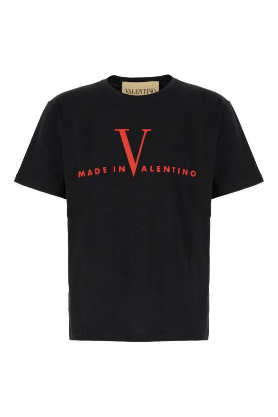 26SS 발렌티노 가라바니 반팔 티셔츠 8V3MG16PBAQ 0NR NERO ROSSO