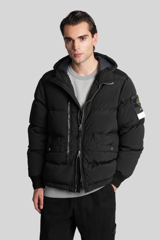 25FW 스톤 아일랜드 숏패딩 429942 K2S154100088S0019 Black