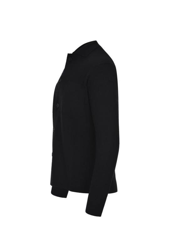 25FW 필리포 드 로렌티스 가디건 FJMLTWM14M 990 Black - FILIPPO DE LAURENTIIS