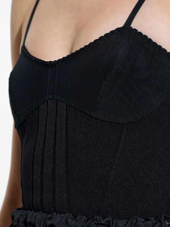 26SS 디 아티코 미디 원피스 260WCA00460 PLL011AA100 Black - THE ATTICO