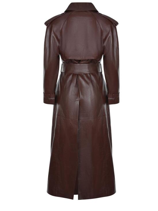 25FW Alessandra Grimoldi 가죽 자켓 TRENCHBORDEAUX Red - OTHER BRANDS