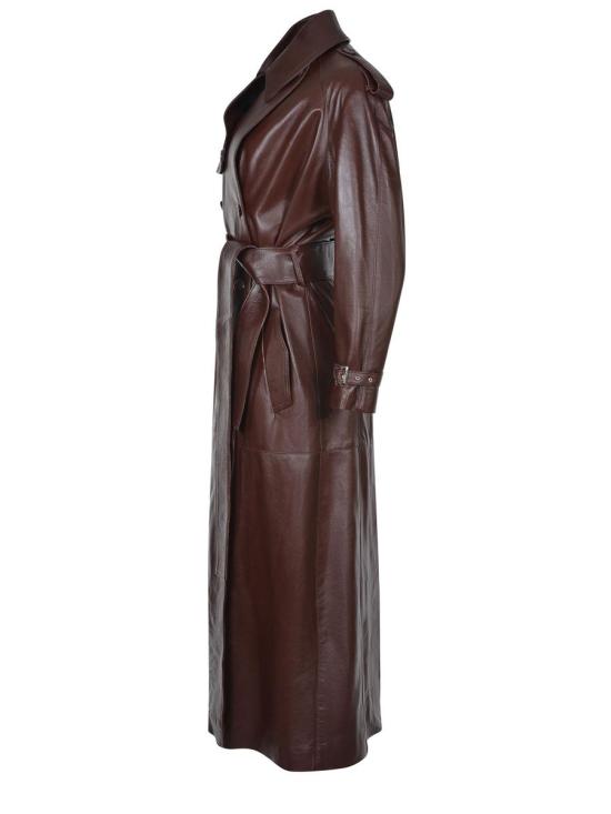 25FW Alessandra Grimoldi 가죽 자켓 TRENCHBORDEAUX Red - OTHER BRANDS