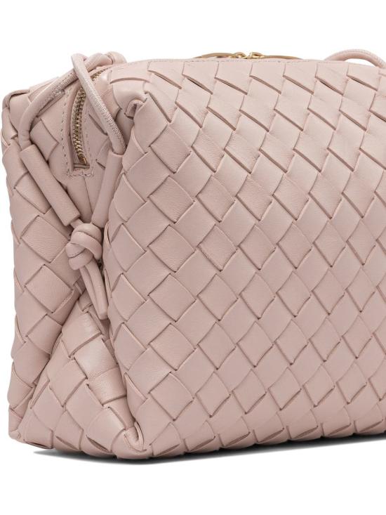 25FW 보테가베네타 인트레치아토 램스킨 스몰 루프백  723548V1G116917 PINK - BOTTEGA VENETA