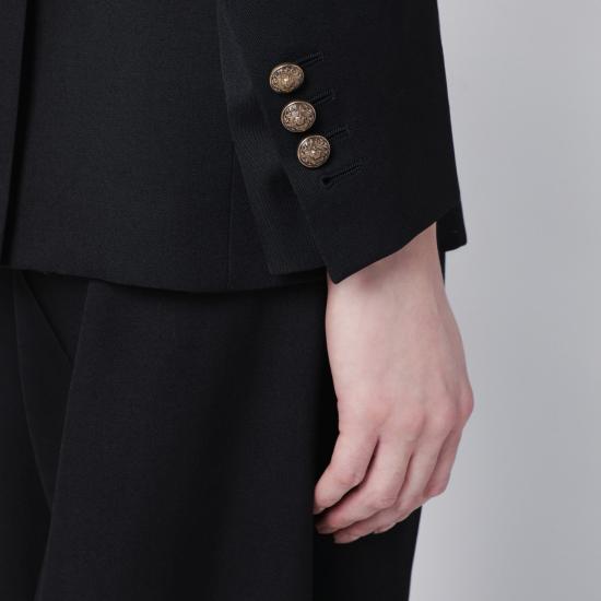 26SS 골든구스 더블 브레스트 블레이저 GWP00829P001521 Black - GOLDEN GOOSE