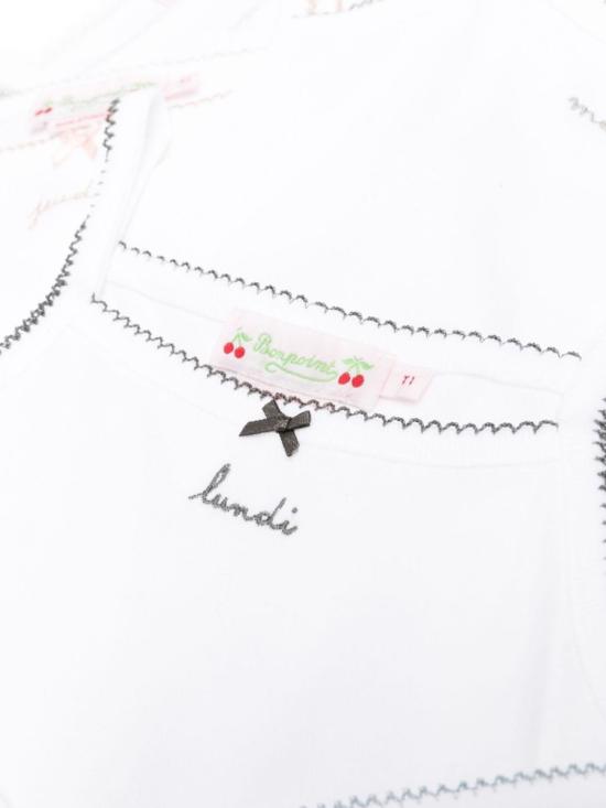 25FW [키즈] 봉쁘앙 티셔츠 PERGUNK00002K 000 WHITE - BONPOINT