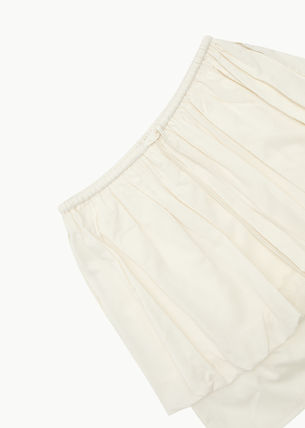  아모멘토 숏 스커트 AM24SSW02SKIVORY DOM - AMOMENTO