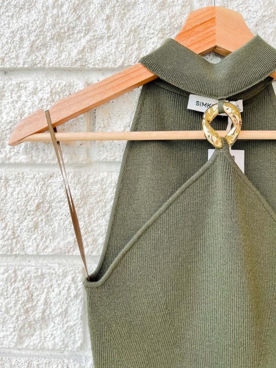  조나단 심카이 민소매 티셔츠 렌렌 홀터 탑 펀 - JONATHAN SIMKHAI