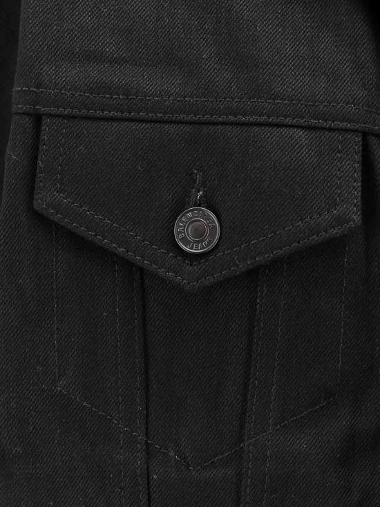 25FW 발렌시아가 버튼 데님 자켓 849898TTWA41000 Black - BALENCIAGA