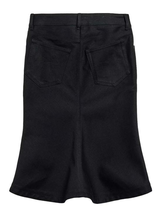 25FW 발렌시아가 미디 스커트 852330TTWA41000 Black - BALENCIAGA