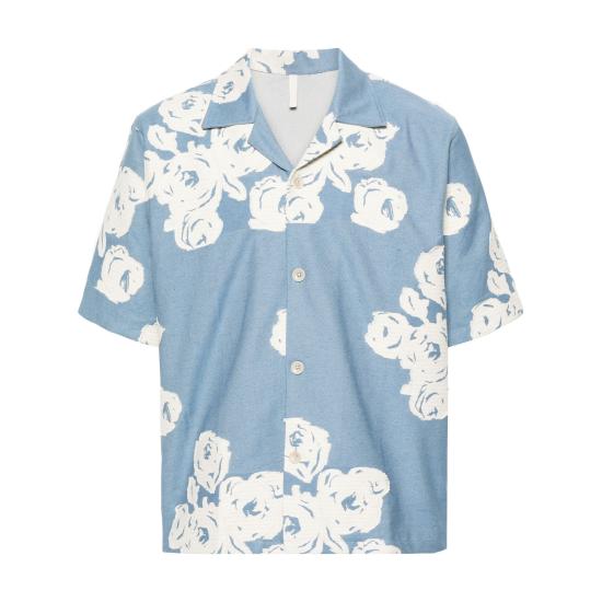  선플라워 긴팔 셔츠 SUFM241PRSH009BL BLUE DOM