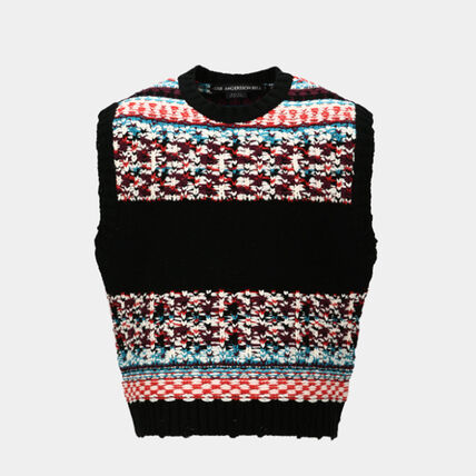  앤더슨벨 니트 베스트 ATB1336U BLACK DOM