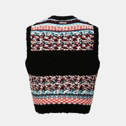  앤더슨벨 니트 베스트 ATB1336U BLACK DOM - ANDERSSON BELL