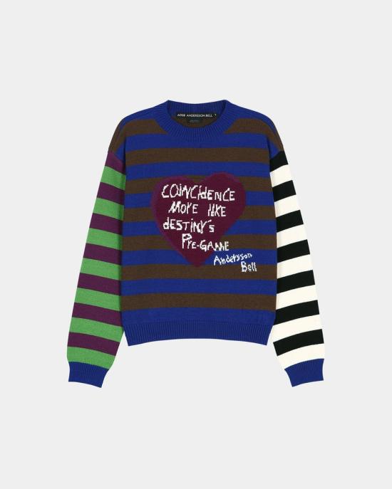  앤더슨벨 스웨터 atb1464w BLUE GREEN DOM