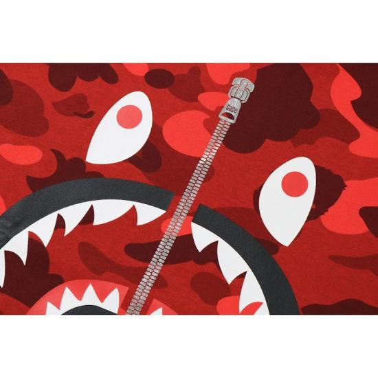  베이프 반팔 티셔츠 001CSK801008MRED DOM - BAPE