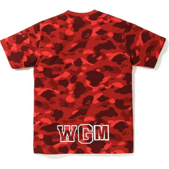  베이프 반팔 티셔츠 001CSK801008MRED DOM - BAPE