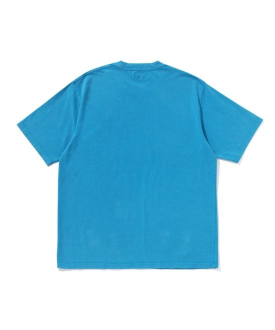  베이프 반팔 티셔츠 001CSL301302MBLU BLUE DOM - BAPE