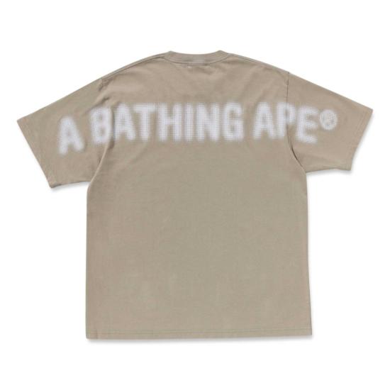  베이프 반팔 티셔츠 001CSL301307MOLD OLIVE DRAB DOM - BAPE