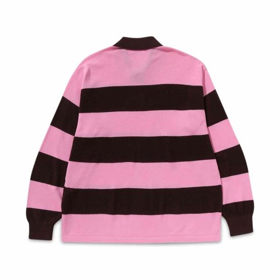  베이프 폴로 티셔츠 001LTL301309MBRW BROWN DOM - BAPE